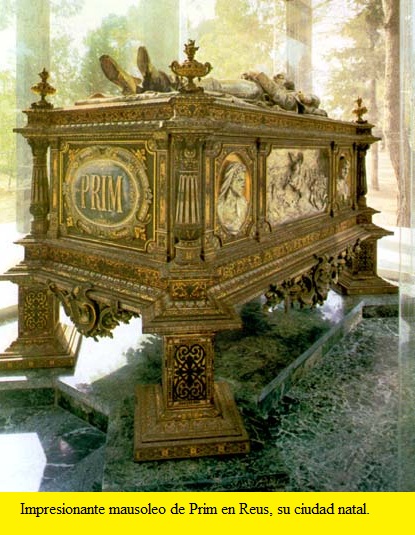 mausoleo de Prim en Reus